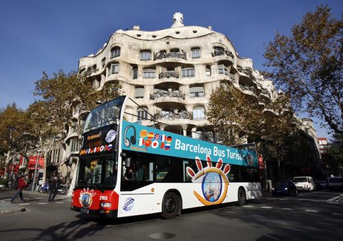 tour bus turístico Barcelona city sightseeing